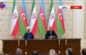 آذربيجان: الرئيسان روحاني وعلييف يشهدان توقيع البلدين على عدة إتفاقيات للتعاون