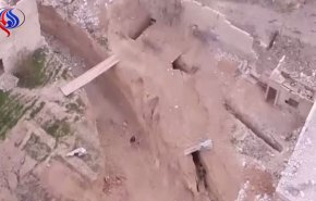 بالفيديو.. ضبط أكبر خندق دبابات بتاريخ الحرب السورية في الغوطة الشرقية