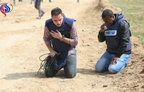إصابة صحفيين بحملات الاحتلال المتعمدة للفرق الإعلامية