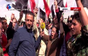 كاميرا العالم تواكب ردود فعل الشارع السوري بعد العدوان الثلاثي على سوريا 