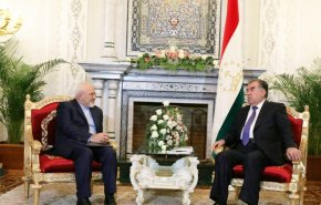 ظریف با رئیس جمهور تاجیکستان دیدار و گفت‌وگو کرد