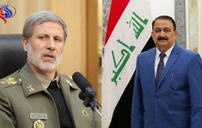 وزير الدفاع العراقي يشيد بدعم ايران لبلاده في مكافحة داعش