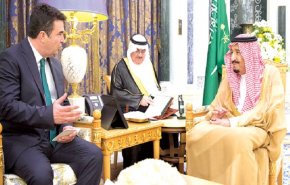 دیدار شاه سعودی و نمایندگان ناتو در ریاض