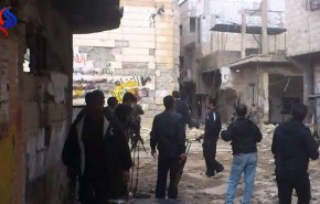 فيديو  قصف صاروخي يستهدف الإرهابيين بمحور مخيم اليرموك جنوب دمشق