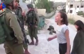 فيديو.. الطفلة جنى التميمي من رام الله تحرج جنود الاحتلال
