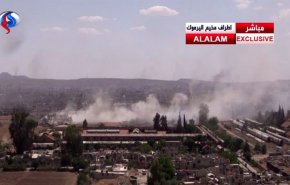 عملیات زمینی جدید ارتش سوریه در الحجر الاسود در جنوب دمشق