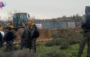 الاحتلال يقتلع أشجارًا ويجرف أراض في قرية بردلة بالأغوار
