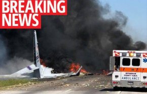 سقوط یک فروند هواپیمای نظامی C-130 آمریکا در ایالت جورجیا