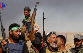 حمله الحشد الشعبی به مواضع داعش درداخل اراضی سوریه