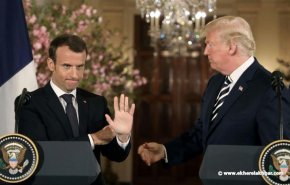 بالفيديو/ لدغات واشنطن تصل الى باريس.. ماكرون يهاجم ترامب!
