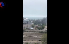 فيديو.. انفجار وسط مدينة شيكاغو الأميركية