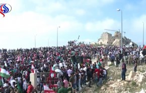 الاف الفلسطينيين واللبنانيين يجتمعون من أجل فلسطين + فيديو