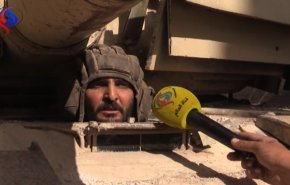 شاهد.. دبابات الجيش السوري تتقدم في الحجر الاسود