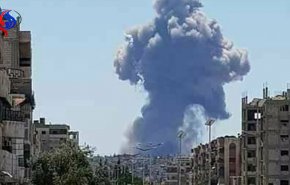 تلویزیون سوریه: وقوع چندین انفجار پیاپی در فرودگاه حماه + فیلم