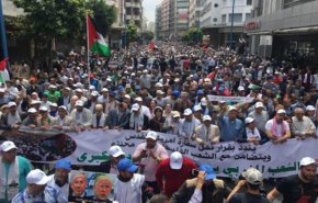 تصاویر؛ تظاهرات گسترده ضد صهیونیستی در مغرب

