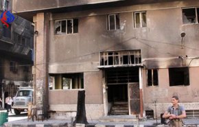 تروریستهای داعش پیش از خروج از دمشق، خانه های مردم را آتش زدند