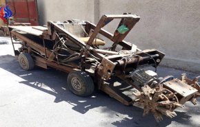 العثور على حفارة أنفاق وآلات تصنيع قذائف جنوب دمشق