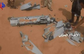 شاهد.. القوات اليمنية تسقط طائرة تجسس سعودية 