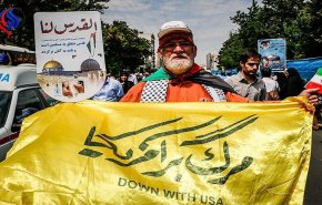 الملايين يتظاهرون في المحافظات الايرانية نصرة للقدس