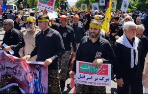 مشاركة واسعة للشعب الايراني في مسيرات يوم القدس