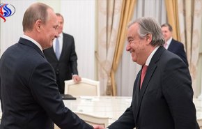 غوتيريش يعقد مع بوتين لقاء ثنائيا خلال زيارته لحضور مباريات كأس العالم