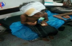 زخمی شدن کودکان یمنی درحملات متجاوزان سعودی