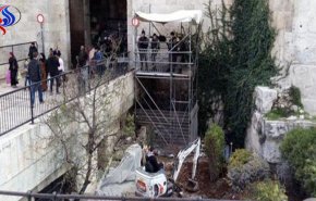 الاحتلال ينصب منصة مراقبة رابعة عند باب العامود بالقدس