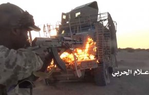 تدمير 11 آلية ومصرع عشرات الغزاة والمرتزقة في عمليات للجيش واللجان بالساحل الغربي
