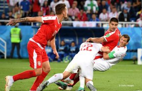 سوئیس دقایق پایانی مقابل صربستان پیروز شد