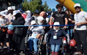 تصاویر.. مسابقه مارتون بزرگ در پایتخت سوریه