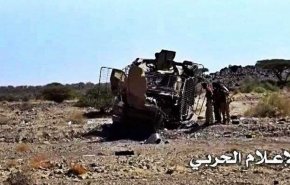 حمله موشکی یمنی ها به مواضع سعودی ها در لحج/ انهدام خودروهای مزدوران در الجوف
