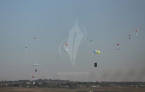 البالونات الفلسطينية أحرقت 5000 دونم من حقول العدو