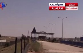 بالفيديو ..قوات الجيش السوري تنتشر في معبر نصيب 