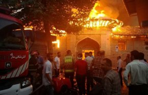 شهردار ساری: حریق مسجد جامع ساری اطفا شد