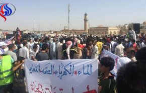 متظاهرو البصرة يغلقون منفذ سفوان الحدودي مع الكويت
