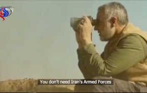 انتشار نخستین‌ بار؛ فیلم بازدید اخیر سردار سلیمانی از مرز عراق و سوریه