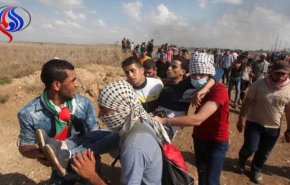 مشارکت گسترده فلسطینیان در راهپیمایی  "جمعه کودکان شهید ما" در نوار غزه/ 2 شهید و 150 زخمی در نوار غزه