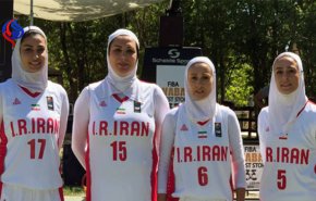 تتويج منتخب ايران لكرة السلة الثلاثية للسيدات ببطولة غرب آسيا