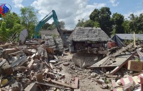 بالصور.. ارتفاع حصيلة ضحايا سلسلة هزات أرضية في إندونيسيا إلى 12 قتيلًا