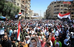 بازگشت هزاران نفر از ساکنان شهر «داریا» در ریف دمشق به منازل خود