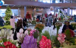 معرض الزهور السادس في مدينة كرج الايرانية (فيديو)