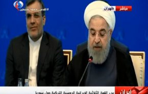 روحانی: آمریکا باید از سوریه خارج شود/ اجلاس آتی در روسیه برگزار می‌شود