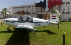 شاهد بالفيديو ..أول طائرة تصنعها سوريا تحلق في السماء
