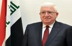 معصوم يهنئ الحلبوسي لتسلمه منصب رئيس البرلمان العراقي