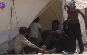 آوارگان، قربانیان قتل و گرسنگی ناشی از تجاوزات سعودی به یمن+فیلم