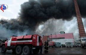 افراد ناشناس در روسیه 11 کامیون را به آتش کشیدند
