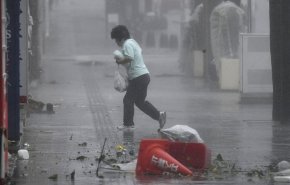 طوفان سهمگین در ژاپن بیش از هزار پرواز را لغو کرد+تصاویر