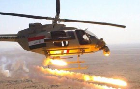 الطيران العراقي يدمر اوكارا لداعش بين تلول الباج والحضر
