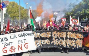 مظاهرات في فرنسا احتجاجا على سياسة الحكومة