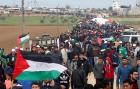 برگزاری تظاهرات "جمعه ی انتفاضه قدس" در غزه